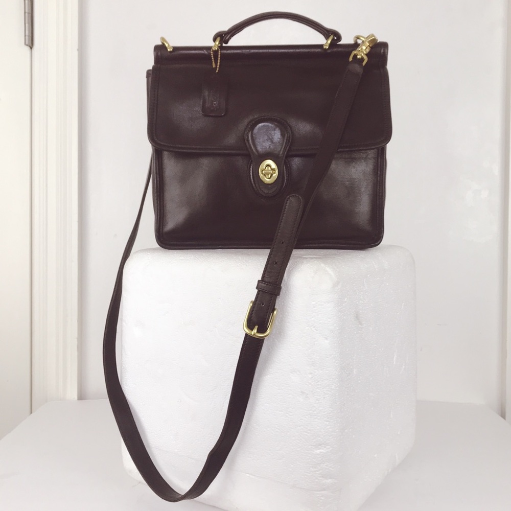Coach VTG Mahogany Willis Satchel/Crossbody Bag
